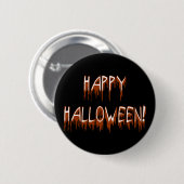 Halloween Suffering Text Ronde Button 5,7 Cm (Voorkant /achterkant)