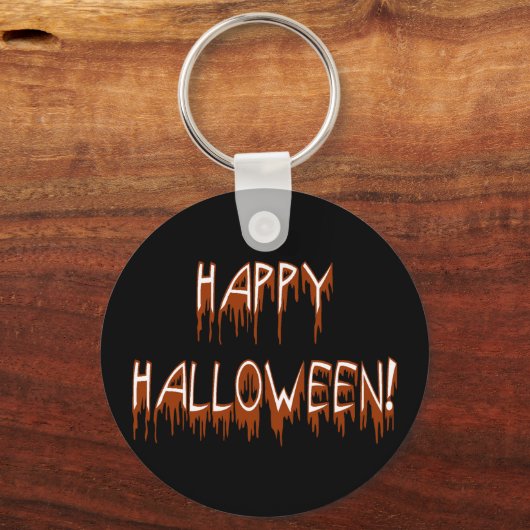 Halloween Suffering Text Sleutelhanger (Voorkant)
