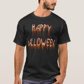 Halloween Suffering Text T-shirt (Voorkant)