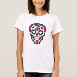 Halloween SUGAR SKULL gemakkelijk kostuum Mexico D T-shirt