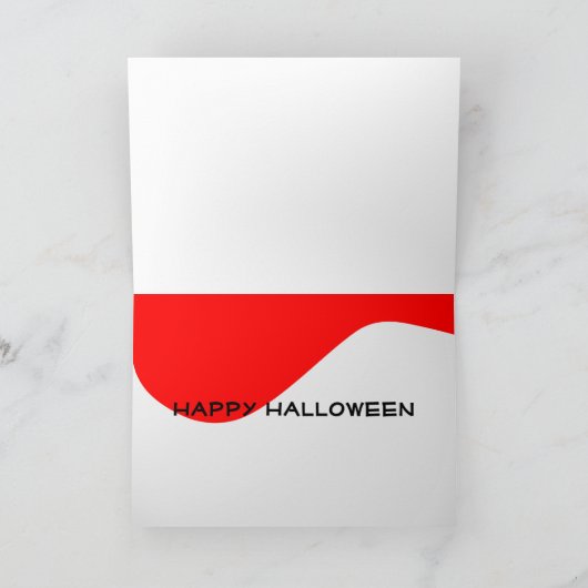 Halloween Sugar Skull Kaart (Binnen)