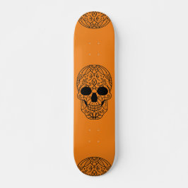 Halloween Sugar Skull Skateboard