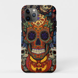 Halloween,Suker Schedel Pompoen Feest, Calavera Case-Mate iPhone Case