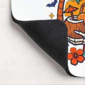 Halloween Summer Ween Skeleton Spooky Vacation Flo Muismat (Hoek)