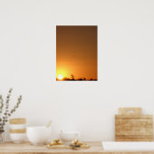 Halloween Sunrise Poster (Keuken)