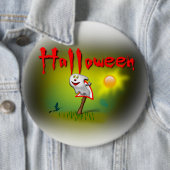 Halloween Sunshine Ghost - Ronde Button 6,0 Cm (In situ)