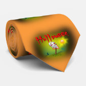 Halloween Sunshine Ghost - Stropdas (Opgerold)