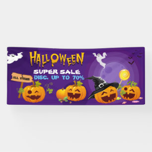 Halloween Super Sale Promotion Banner