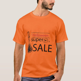 Halloween Super Sale Spooky Broom T-shirt