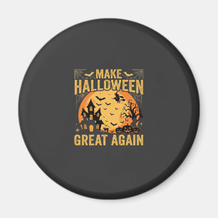 Halloween Super Weer Geest Huis Pompoen Magneet