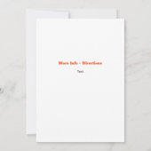 Halloween Surfer Ghost Kaart (Achterkant)