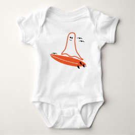 Halloween Surfer Ghost Romper