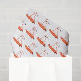 Halloween Surfer Ghost zwart Tissuepapier