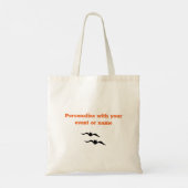 Halloween Surfer Ghost zwart Tote Bag (Achterkant)