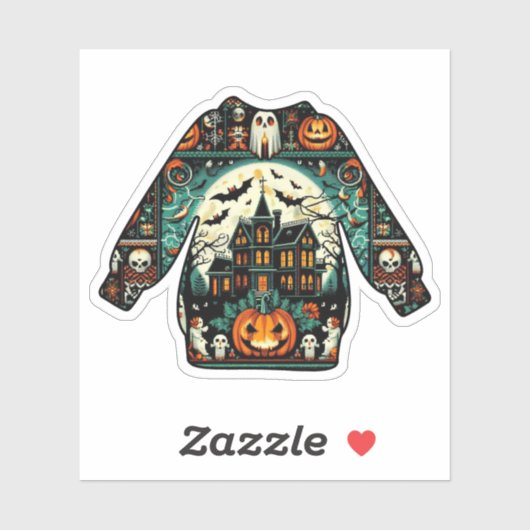 Halloween Sweater Sticker (Vel)