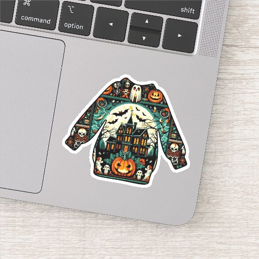 Halloween Sweater Sticker (Detail)
