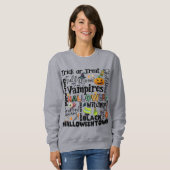 Halloween Sweatshirt 01 para Catrachas (Voorkant volledig)