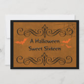 Halloween Sweet Sixteen Kaart (Voorkant)