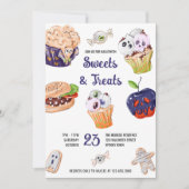 Halloween Sweets and Trevolting Party Food Kaart (Voorkant)