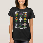 Halloween swinger Houd het Snoep Ik neem uw vrouw T-shirt (Voorkant)