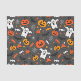 Halloween Symbols Cool Halloween Patroon Tissuepapier