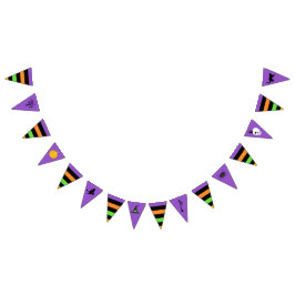 Halloween Symbols Pennant Bunting Flags Vlaggetjes