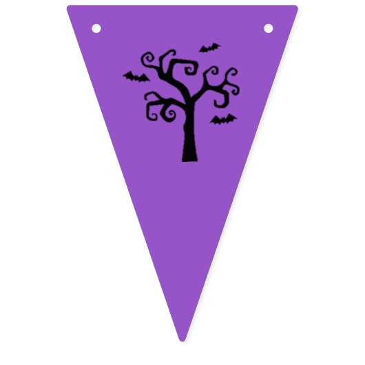 Halloween Symbols Pennant Bunting Flags Vlaggetjes (Tweede vlag)