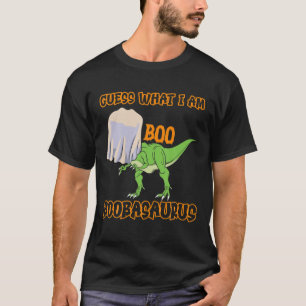 Halloween T Rex Dinosaur Costume BOOBASAURUS Funny T-shirt