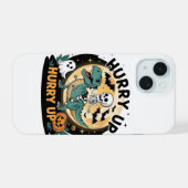Halloween T-Rex iPhone 15 Case (Achterkant horizontaal)