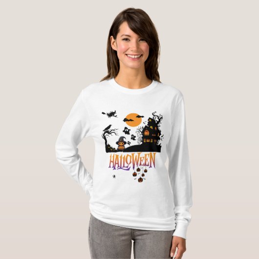 Halloween T-shirt (Voorkant volledig)