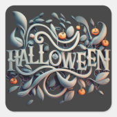 Halloween T-shirt #1 Vierkante Sticker (Voorkant)