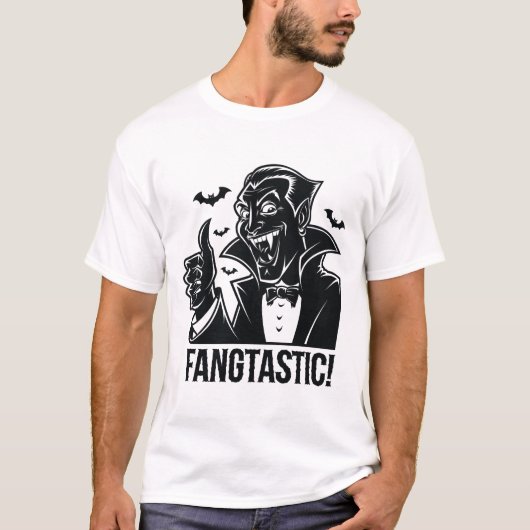 Halloween T shirt A Vampire Fantastic (Voorkant)
