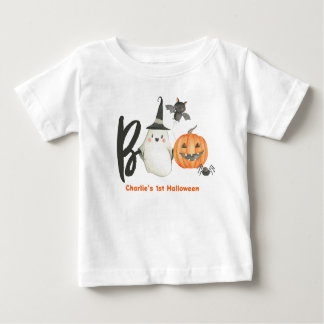 Halloween T-shirt-Baby's eerste verjaardag-Boo-Spo