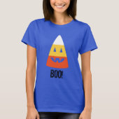 Halloween T Shirt BOO! Candy Corn T Shirt (Voorkant)