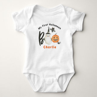 Halloween T-shirt-Boo-Spooky-First Halloween Romper