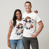 Halloween T-shirt ,Cute Ghost T-shirt , Pompoen Sh (Unisex)
