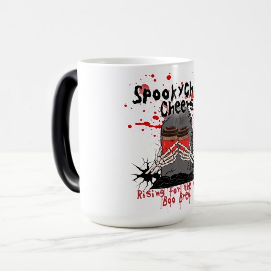 Halloween T shirt design Magische Mok (Voorkant links)