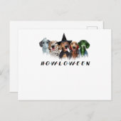 halloween t-shirt halloween briefkaart (Voorkant / Achterkant)