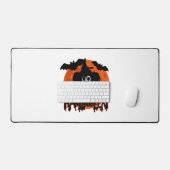 Halloween T-shirt honden Bureaumat (Keyboard & Muis)