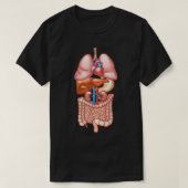 Halloween T Shirt Interne orgaandiagram Anatomie20 (Design voorkant)