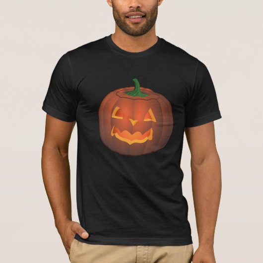 Halloween T-Shirt Jack-o-lantern Shirt Pumpkin T-s (Voorkant)