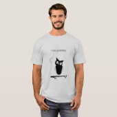  Halloween T-shirt met cartoon uil (Voorkant volledig)