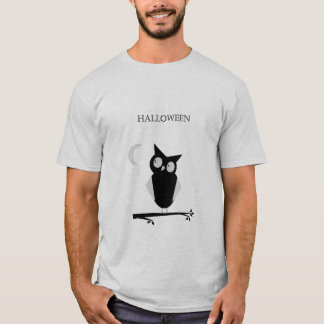  Halloween T-shirt met cartoon uil