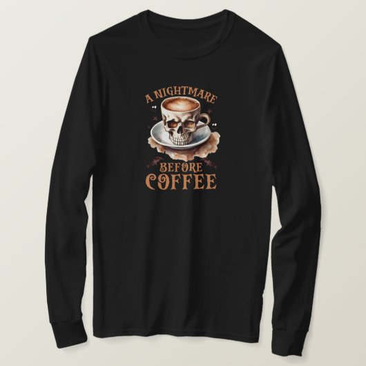 Halloween T-shirt met lange mouwen (Design voorkant)