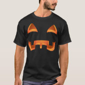 Halloween T-shirt Pompoen Tee Jack-o-lantern Shirt (Voorkant)