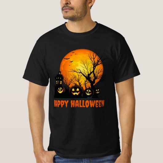 Halloween T-shirt voor mannen (Voorkant)