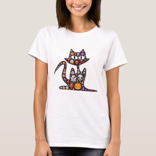 Halloween T-Shirt voor vrouwen (Voorkant)