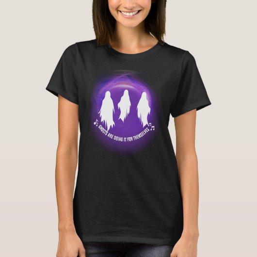 Halloween T-shirt voor vrouwen - Geesten doen het  (Voorkant)