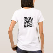 Halloween T-shirts voor dames - Hij is mijn boek! (Achterkant)