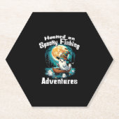 Halloween T Verslaafd aan Spooky Gevist Kartonnen Onderzetters (Voorkant)